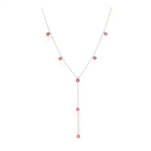 Radiant Diamond & Pink Spinel Choker - Image 2