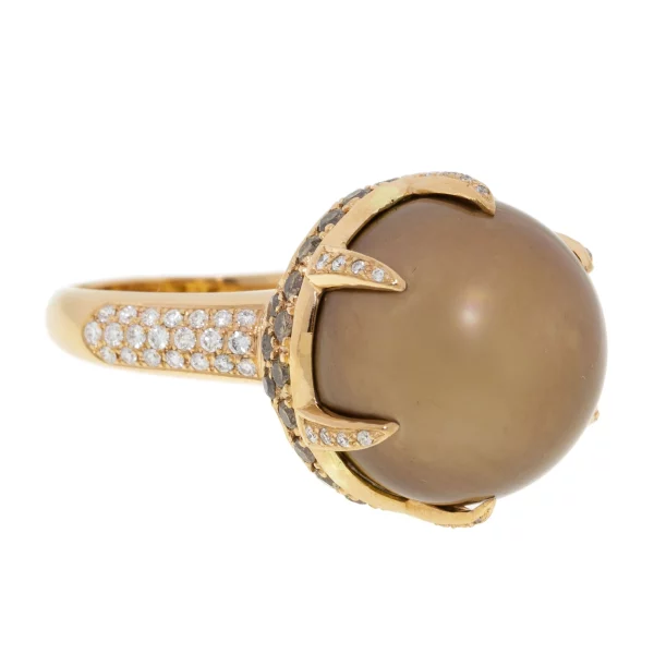 Brown Diamond Cocktail Ring