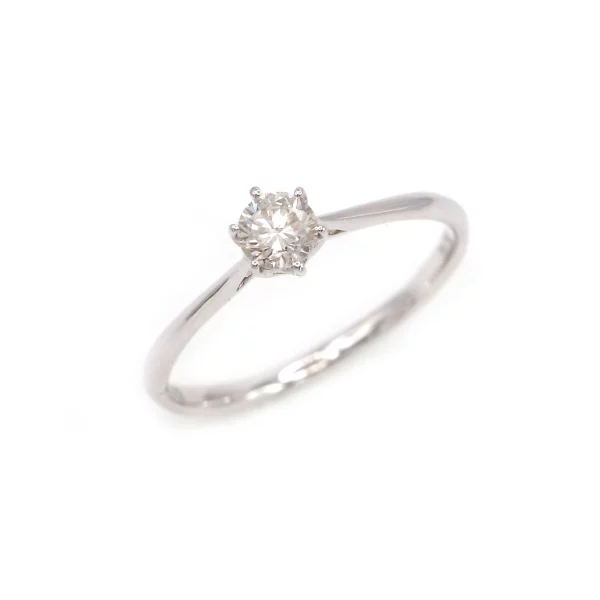 Sublime White Gold Diamond Accent Ring