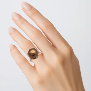 Brown Diamond Cocktail Ring - Image 6