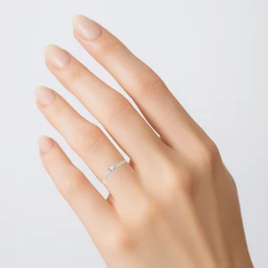 Sublime White Gold Diamond Accent Ring - Image 3