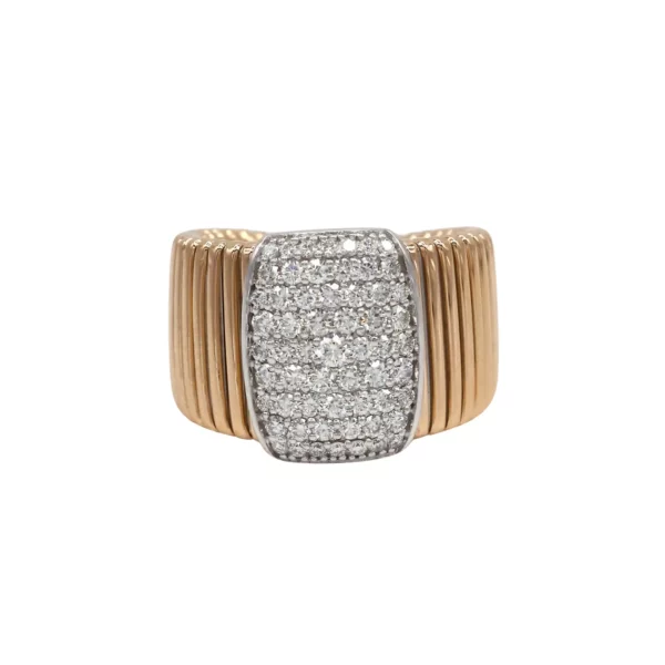 Diamond Rose & White Gold Ring